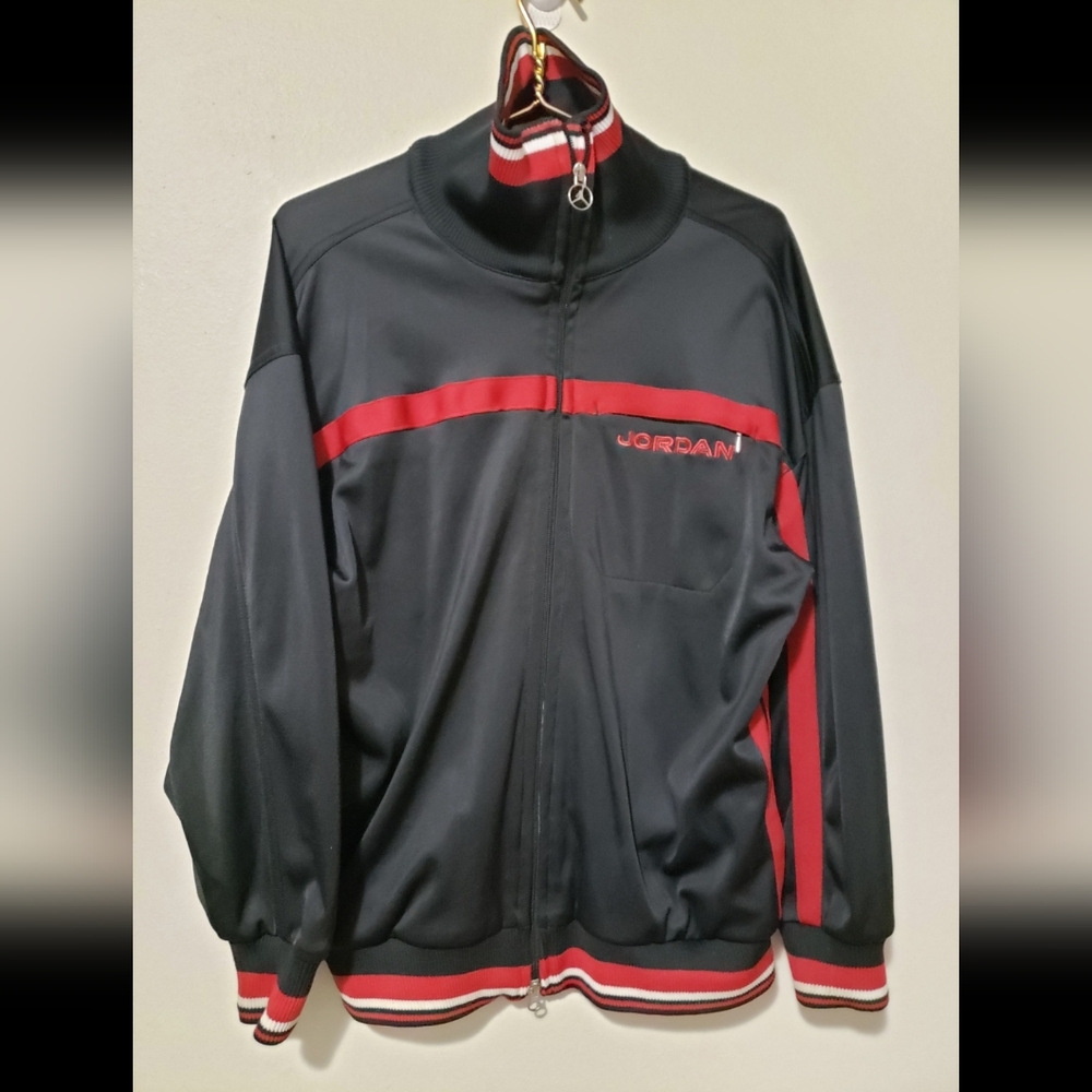 Air Jordan Jacket Mens XL Black Red
